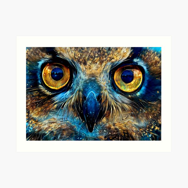 Wise Gookookoo Art Print