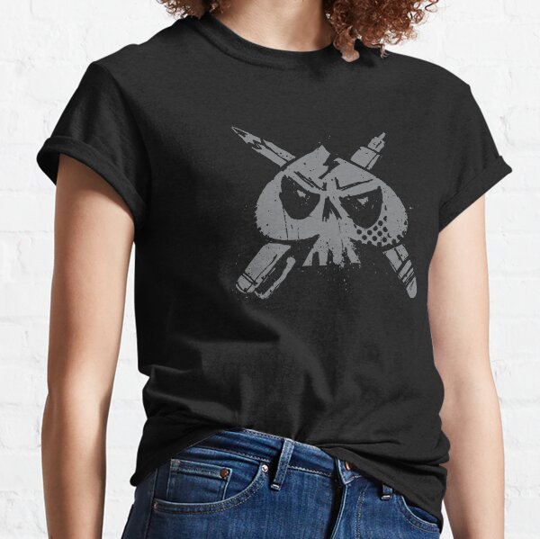 Junky723 Ace Skull Logo Vintage Classic T-Shirt