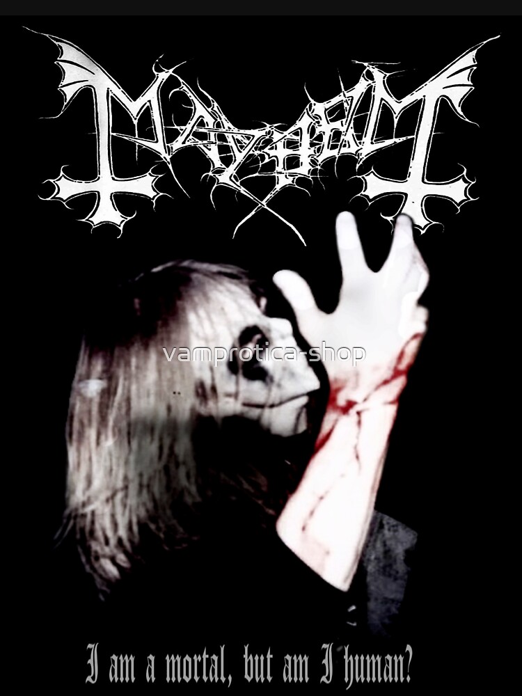 Mayhem T-shirt, Mayhem Tee, Mayhem Inspired Merch, Black metal T-shirt,  Dead Essential T-Shirt for Sale by vamprotica-shop
