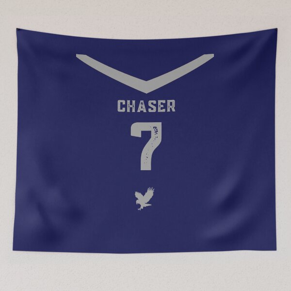 Item preview, Chaser Blue and Gray Eagle Crow Jersey designed and sold by AlexWolfDesigns.