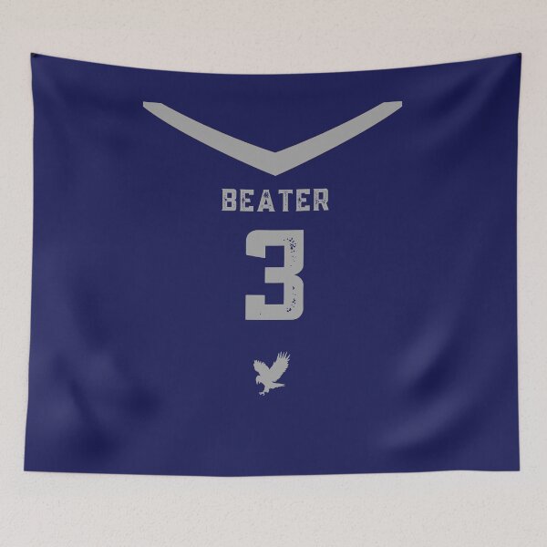 Item preview, Jersey Beater Blue and Gray Eagle Crow designed and sold by AlexWolfDesigns.
