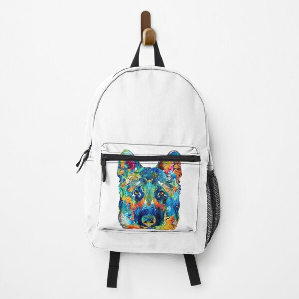Item preview, Colorful German Shepherd Dog Art By Sharon Cummings designed and sold by Sharon Cummings Art.