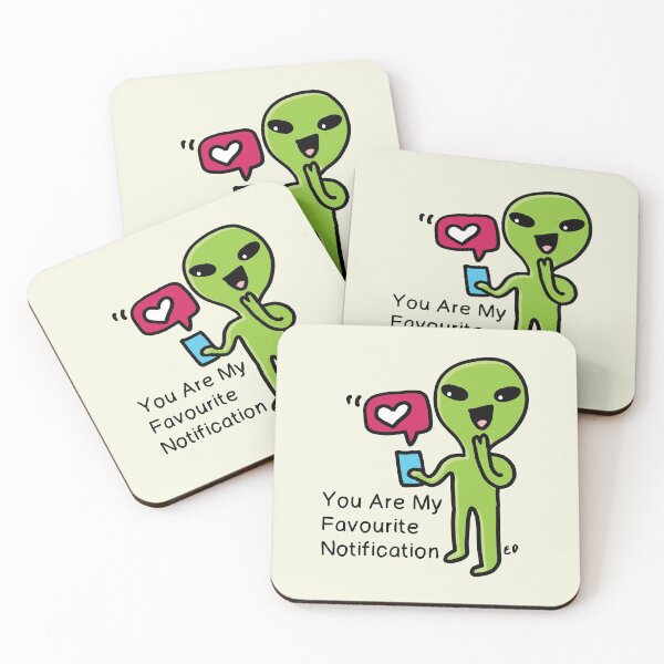 Item preview, You Are My Favourite Notification designed and sold by happysketchy.