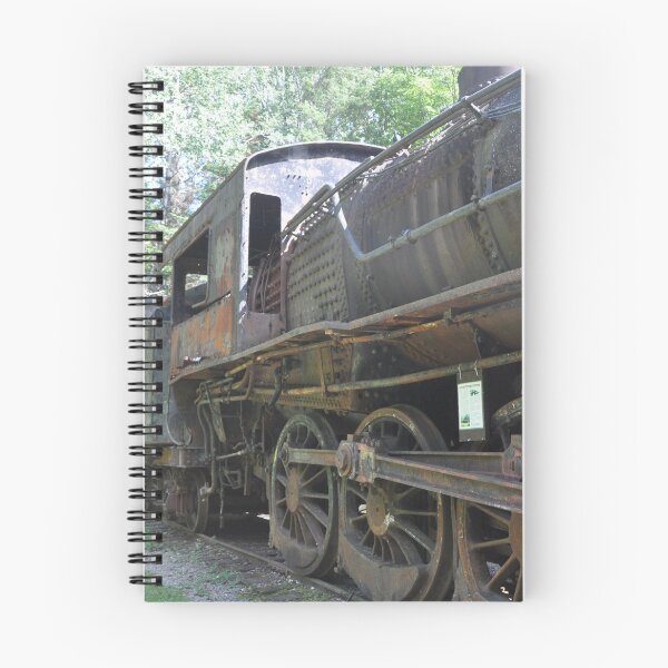 Item preview, Sideview of an Abandoned Locomotive designed and sold by Theophanes Avery.