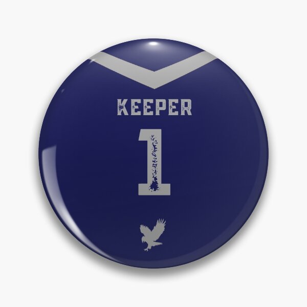 Item preview, Keeper Blue and Gray Eagle Crow Jersey designed and sold by AlexWolfDesigns.