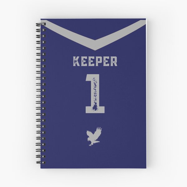 Item preview, Keeper Blue and Gray Eagle Crow Jersey designed and sold by AlexWolfDesigns.