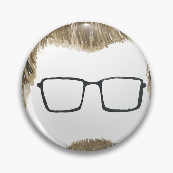 Item preview, Hipster Man with Bun designed and sold by sarahvogelart.