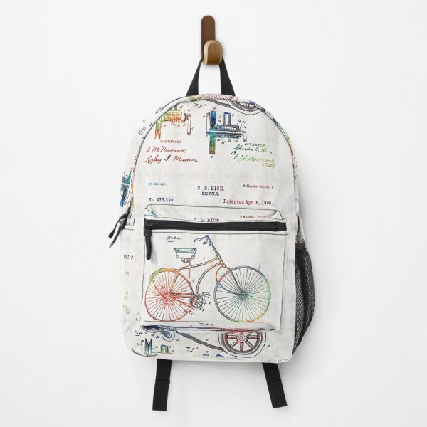 Item preview, Colorful Bike Art - Vintage Patent - By Sharon Cummings designed and sold by Sharon Cummings Art.