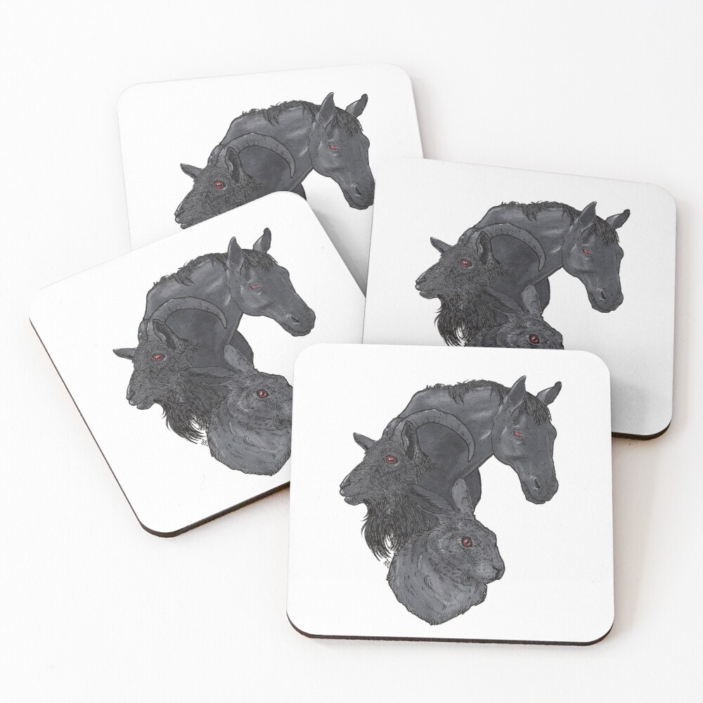 Item preview, Coasters (Set of 4) designed and sold by InkWitchery.