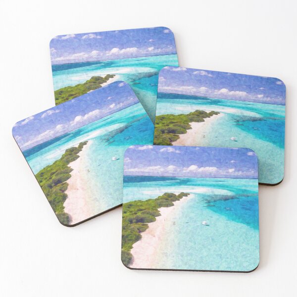 Item preview, Impressionist Dream Beach Painting  designed and sold by iASunshine.