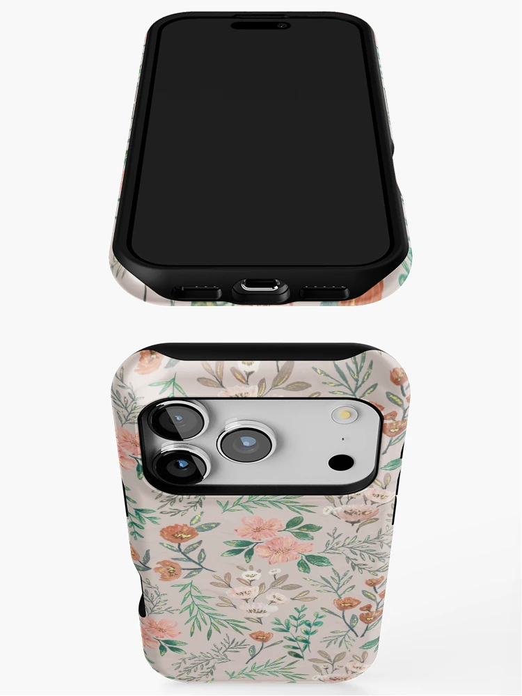 Thumbnail 3 of 4, iPhone Case, Springtime Pattern designed and sold by Lauren Ullrich.