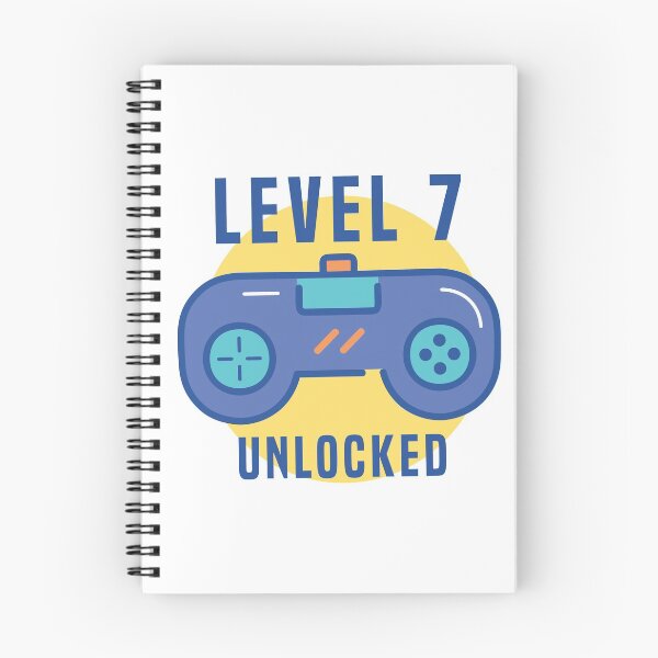 Item preview, Kids Level 7 Unlocked Shirt Funny Video Gamer 7th Birthday Gift T-Shirt designed and sold by TheFlipRepublic.