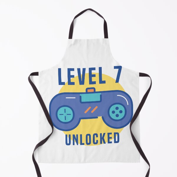 Item preview, Kids Level 7 Unlocked Shirt Funny Video Gamer 7th Birthday Gift T-Shirt designed and sold by TheFlipRepublic.