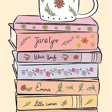 Pile of Books Design Sticker for Sale by Lizzamour
