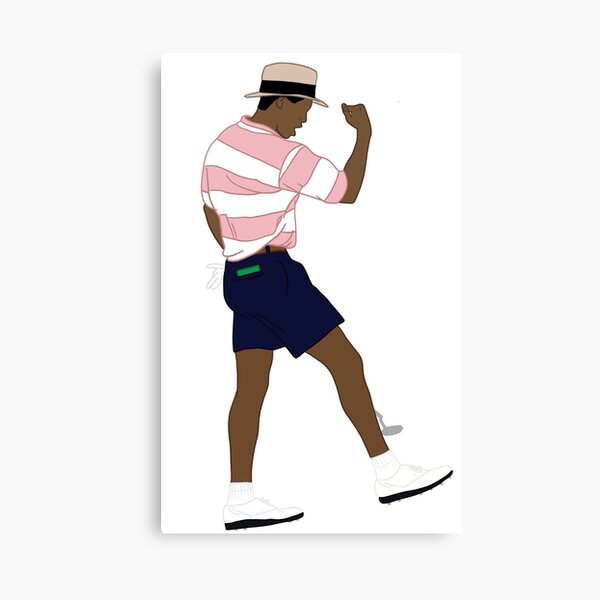 Vintage Tiger Woods fist pump 1994 Canvas Print