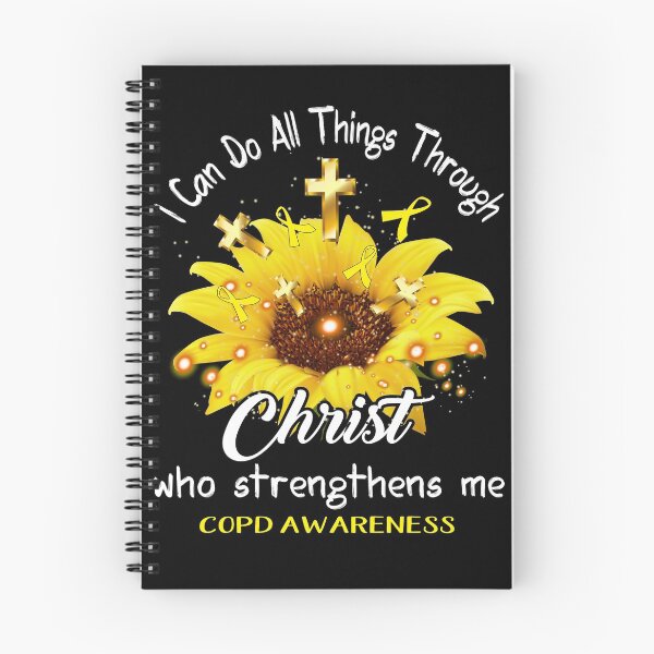 Item preview, I Can Do All Things Through Christ Who Strengthens Me COPD Awareness designed and sold by rechardtee.
