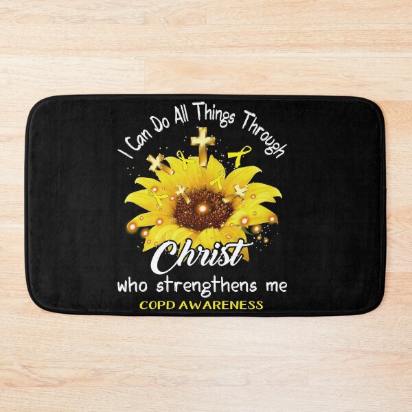 Item preview, I Can Do All Things Through Christ Who Strengthens Me COPD Awareness designed and sold by rechardtee.