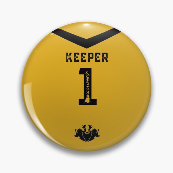 Item preview, Keeper Yellow and Black Badger Jersey designed and sold by AlexWolfDesigns.