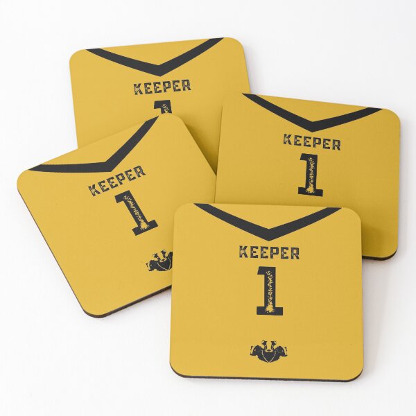 Item preview, Keeper Yellow and Black Badger Jersey designed and sold by AlexWolfDesigns.