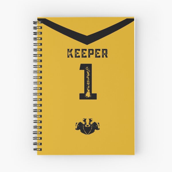 Item preview, Keeper Yellow and Black Badger Jersey designed and sold by AlexWolfDesigns.