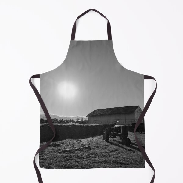 Item preview, Green Tractor on a Farm (black and white) designed and sold by Grace Feucht.