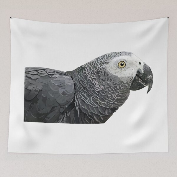 Item preview, Gray parrot designed and sold by obscurite.
