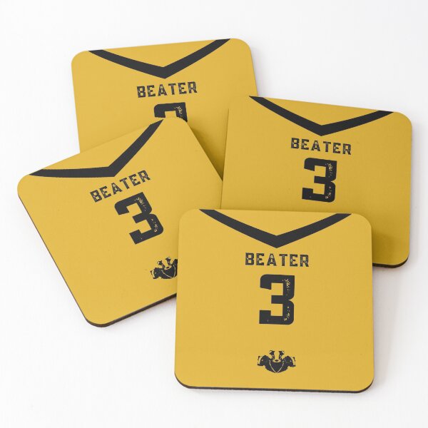 Item preview, Beater Yellow and Black Badger Jersey designed and sold by AlexWolfDesigns.