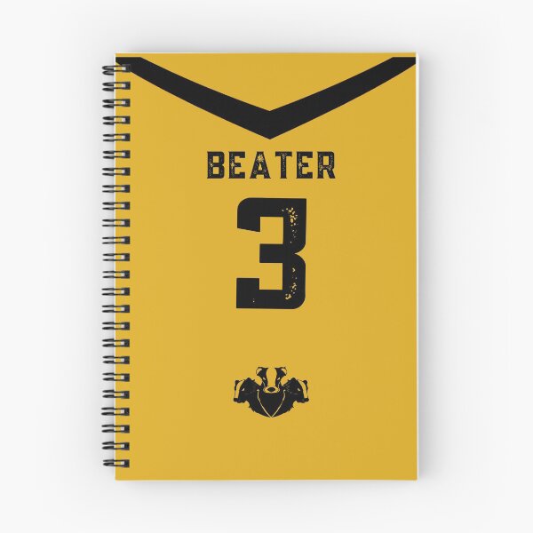 Item preview, Beater Yellow and Black Badger Jersey designed and sold by AlexWolfDesigns.