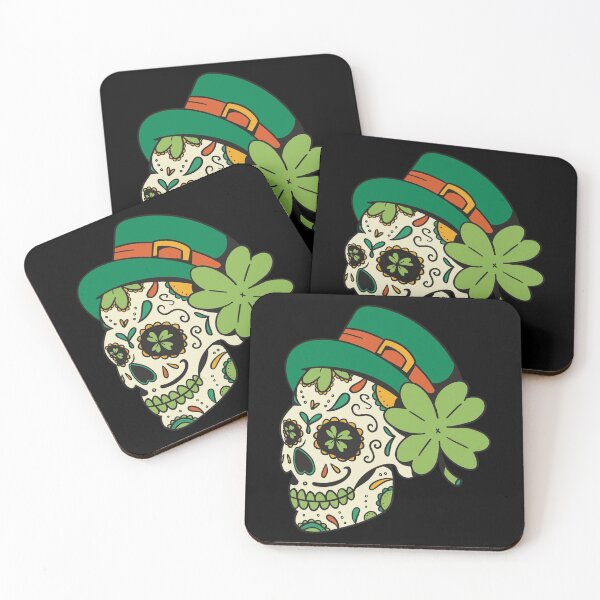 Item preview, St Patricks Day Skull designed and sold by Shop Yeah.
