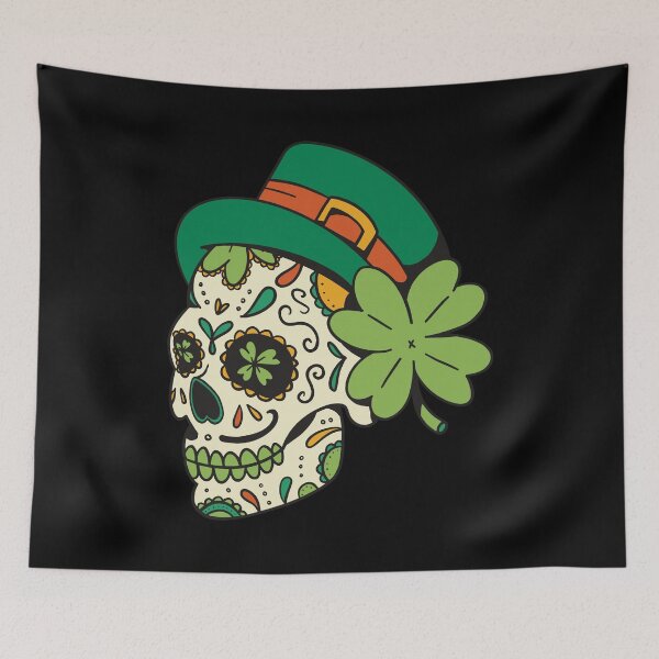 Item preview, St Patricks Day Skull designed and sold by Shop Yeah.