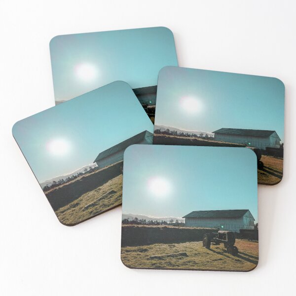 Item preview, Green Tractor on a Farm (color saturation edit) designed and sold by Grace Feucht.