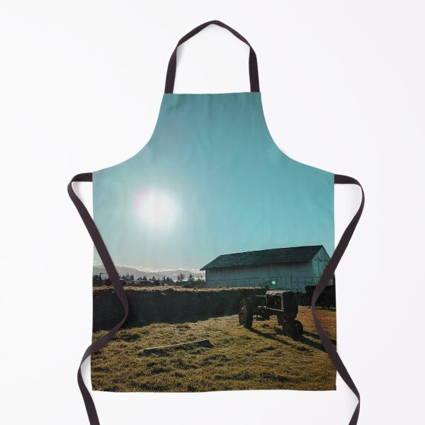 Item preview, Green Tractor on a Farm (color saturation edit) designed and sold by Grace Feucht.