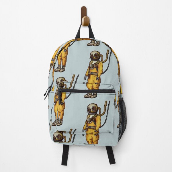 Item preview, Vintage Diver with Diving Helmet Illustration URM designed and sold by urmaddad.