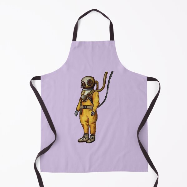 Item preview, Vintage Diver with Diving Helmet Illustration URM designed and sold by urmaddad.