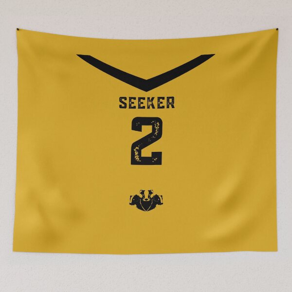 Item preview, Seeker Yellow and Black Badger Jersey designed and sold by AlexWolfDesigns.