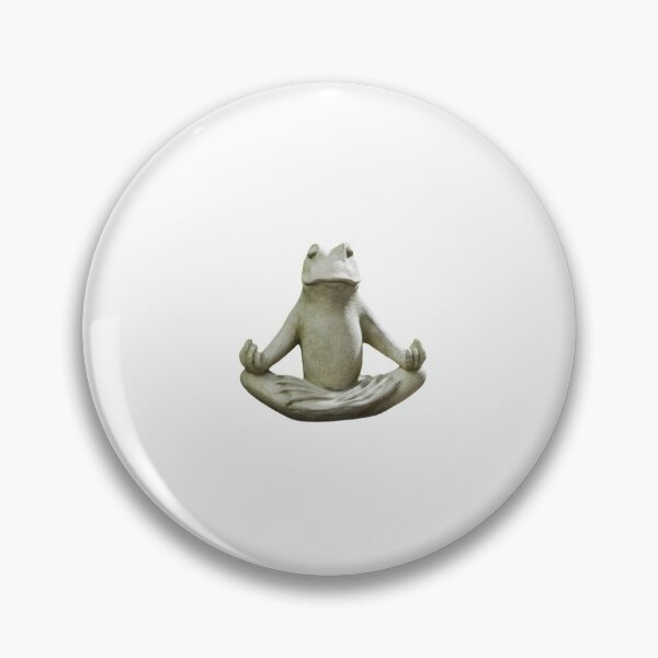 Item preview, Cute Meditating Frog Sticker Design  designed and sold by boopsblunt.