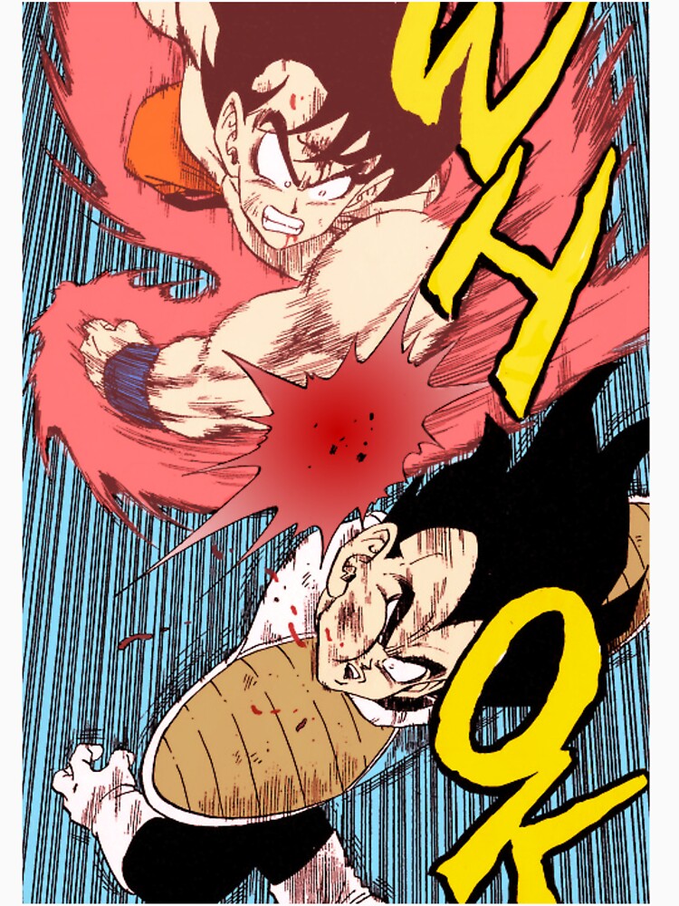 vegeta punches trunks