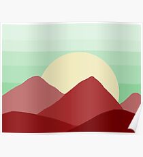 Red Land, Green Skies Poster