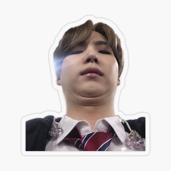 Yoongi Boi Transparent Sticker