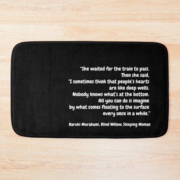 Item preview, Haruki Murakami quote designed and sold by Hippo Quotes.