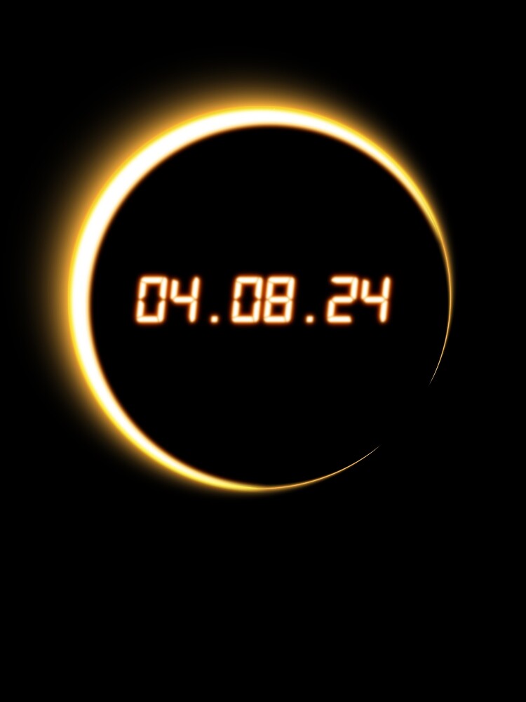 Thumbnail 3 von 3, Tuch, Totality 04.08.24 Total Solar Eclipse April 8 2024 Eclipse Gear designt und verkauft von DynamicDesign.