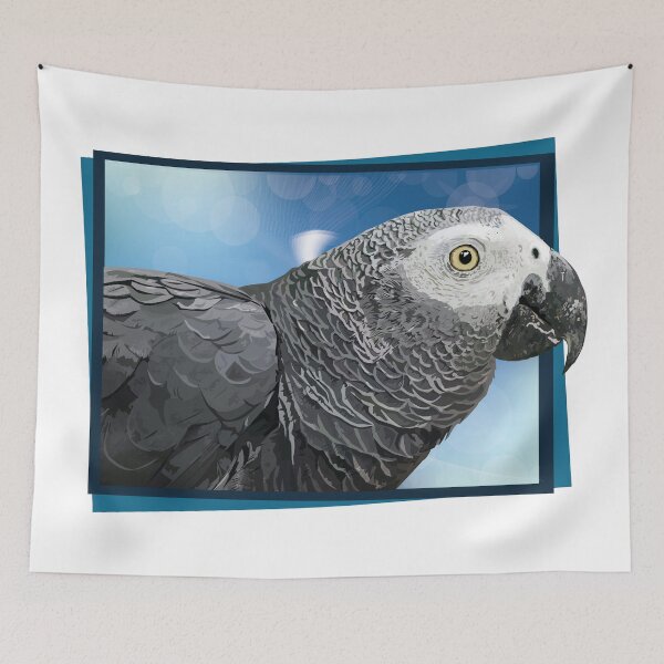 Item preview, Gray parrot designed and sold by obscurite.