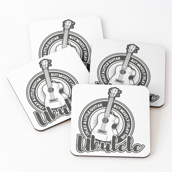 Item preview, Funny Ukulele Pun T-Shirts "Little Guitar" designed and sold by TheFlipRepublic.