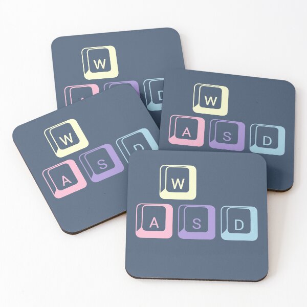 Item preview, WASD PC Gamer - Soft Colors designed and sold by Chubuter.