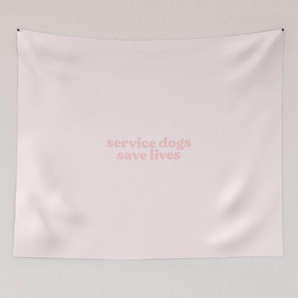 Item preview, service dogs save lives designed and sold by swagnstickers.