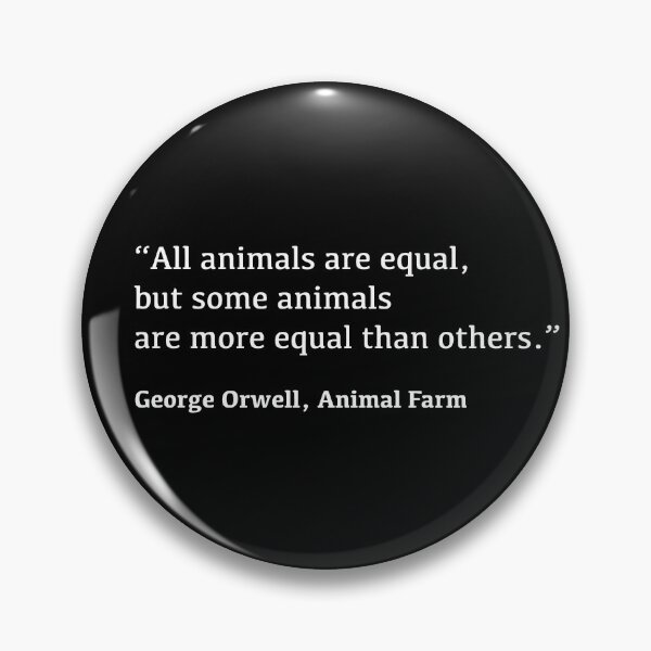Artikelvorschau, George Orwell, Animal Farm Zitat entworfen und verkauft von Hippo Quotes.
