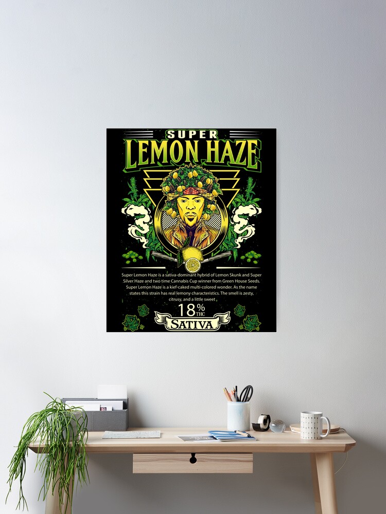 高評価の贈り物 Super Lemon Haze Silver Super Skunk Lemon Cross Sativa Haze 絵画