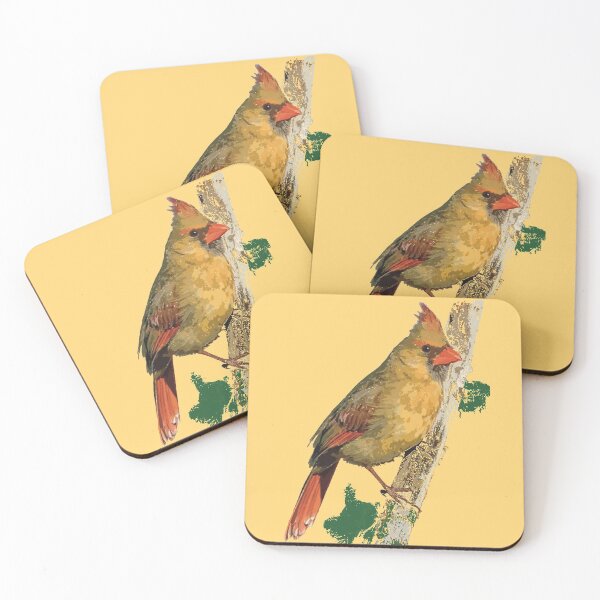 Item preview, Female Northern Cardinal or Redbird designed and sold by NJartbyNJacobson.