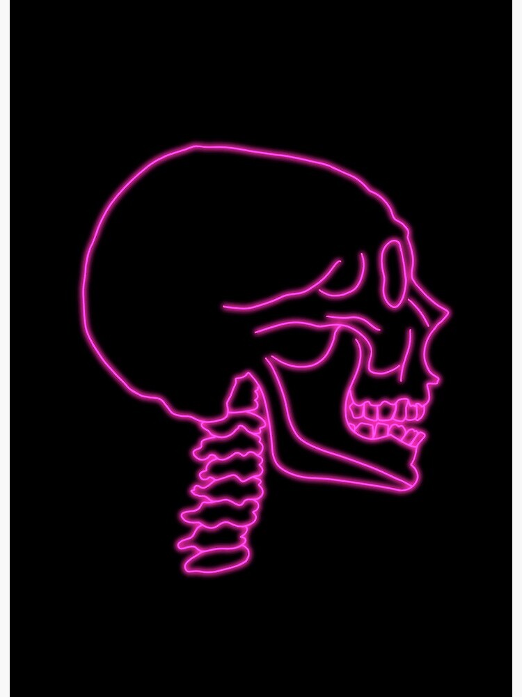 Skull & Bones Roman Tile Burnout Brief Neon Pink