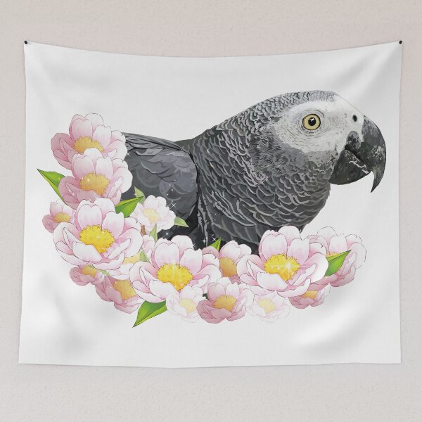 Item preview, Gray parrot designed and sold by obscurite.